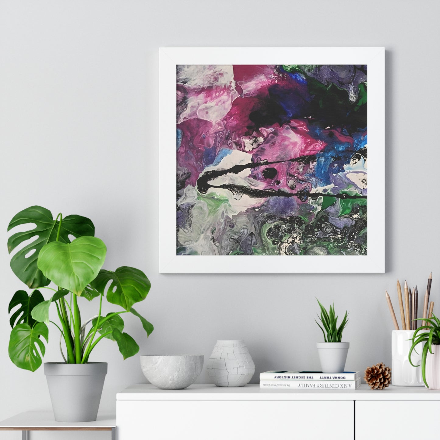 Framed Vertical Poster The Deepest Thought by Its A Art Vibe