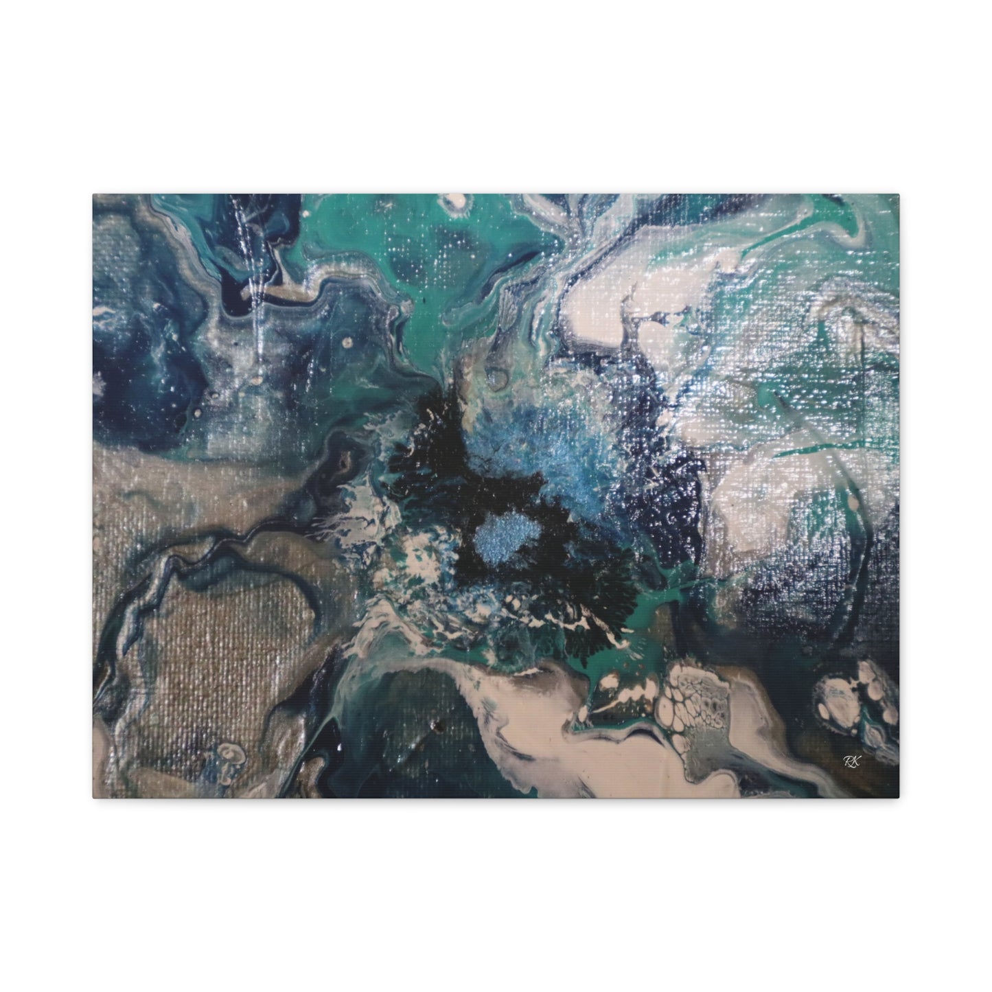 Vibrant Floral Abstract Canvas Wall Art