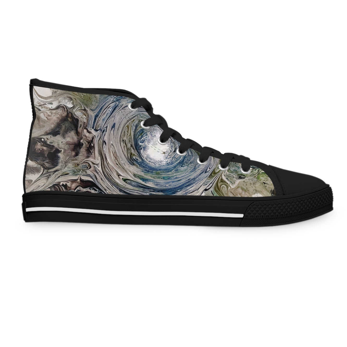 Women's High Top Sneakers Eyes Of The Storm You by Its A Art Vibe