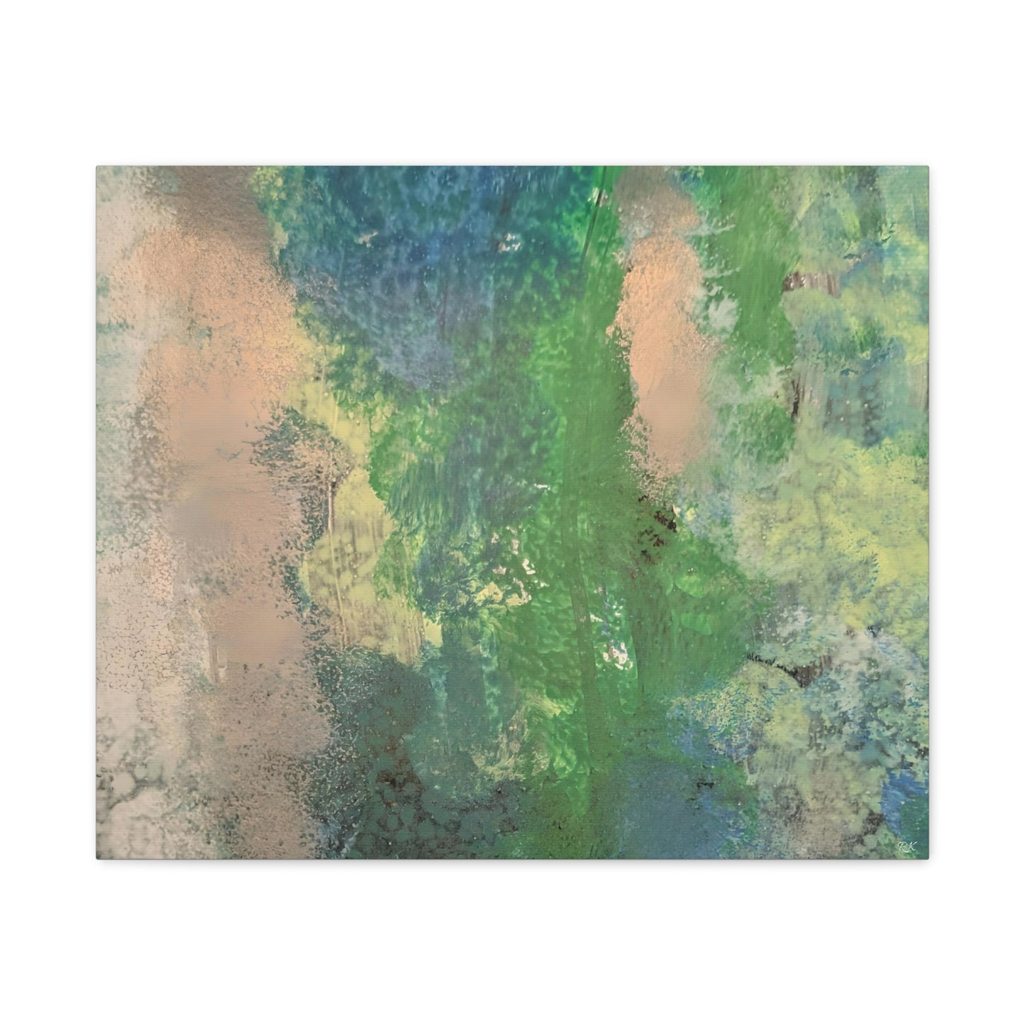 Canvas Gallery Wraps Wall Art Rustic Green by Its A Art Vibe