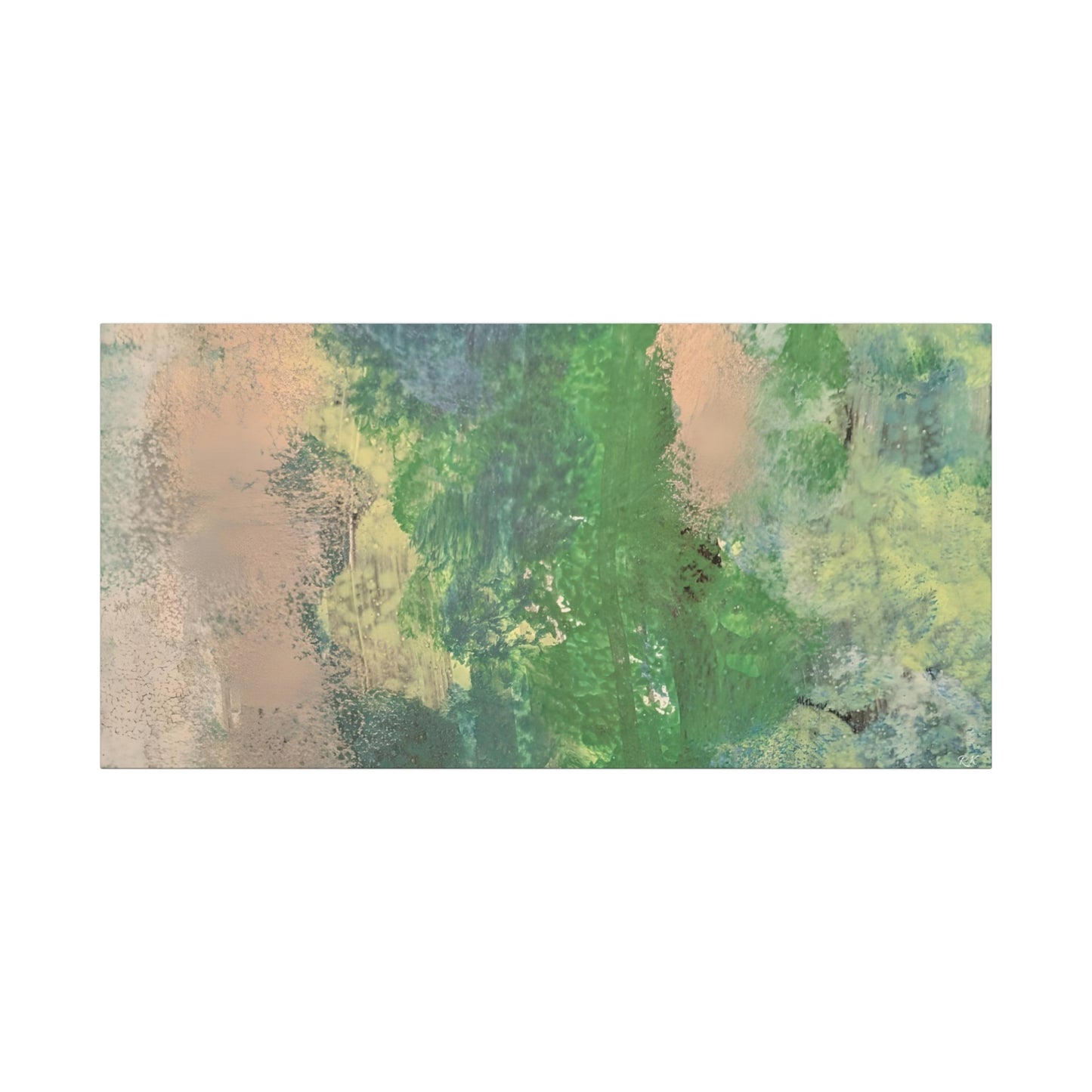 Canvas Gallery Wraps Wall Art Rustic Green by Its A Art Vibe