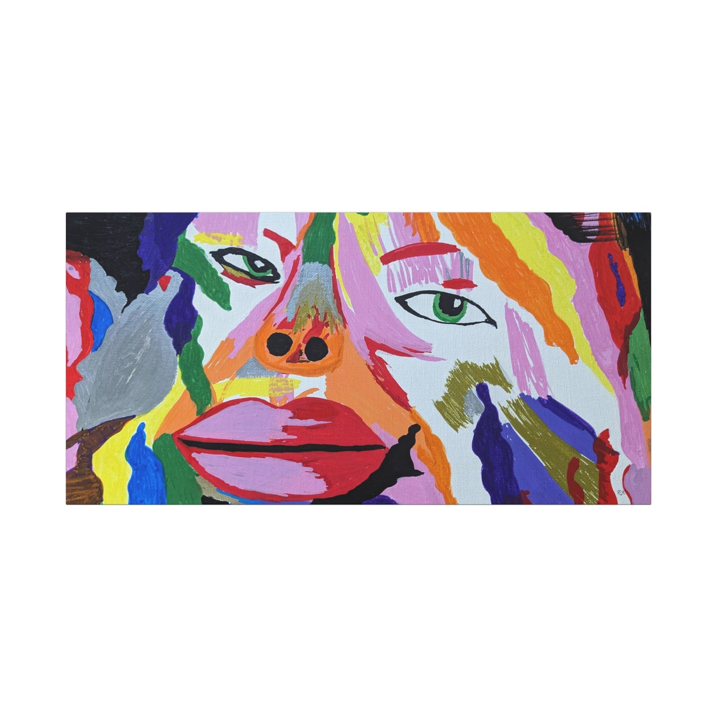 Canvas Gallery Wraps Wall Art Facing Life by Its A Art Vibe