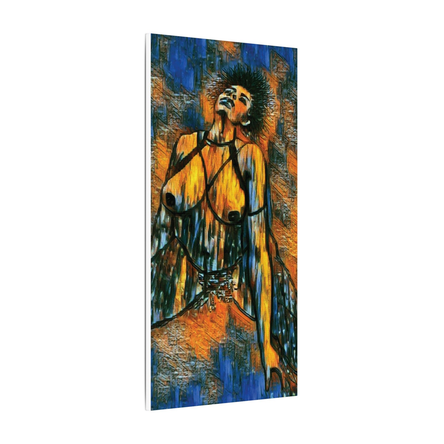 Matte Canvas, Stretched, 0.75" (Multi-Size) Sensual woman 002