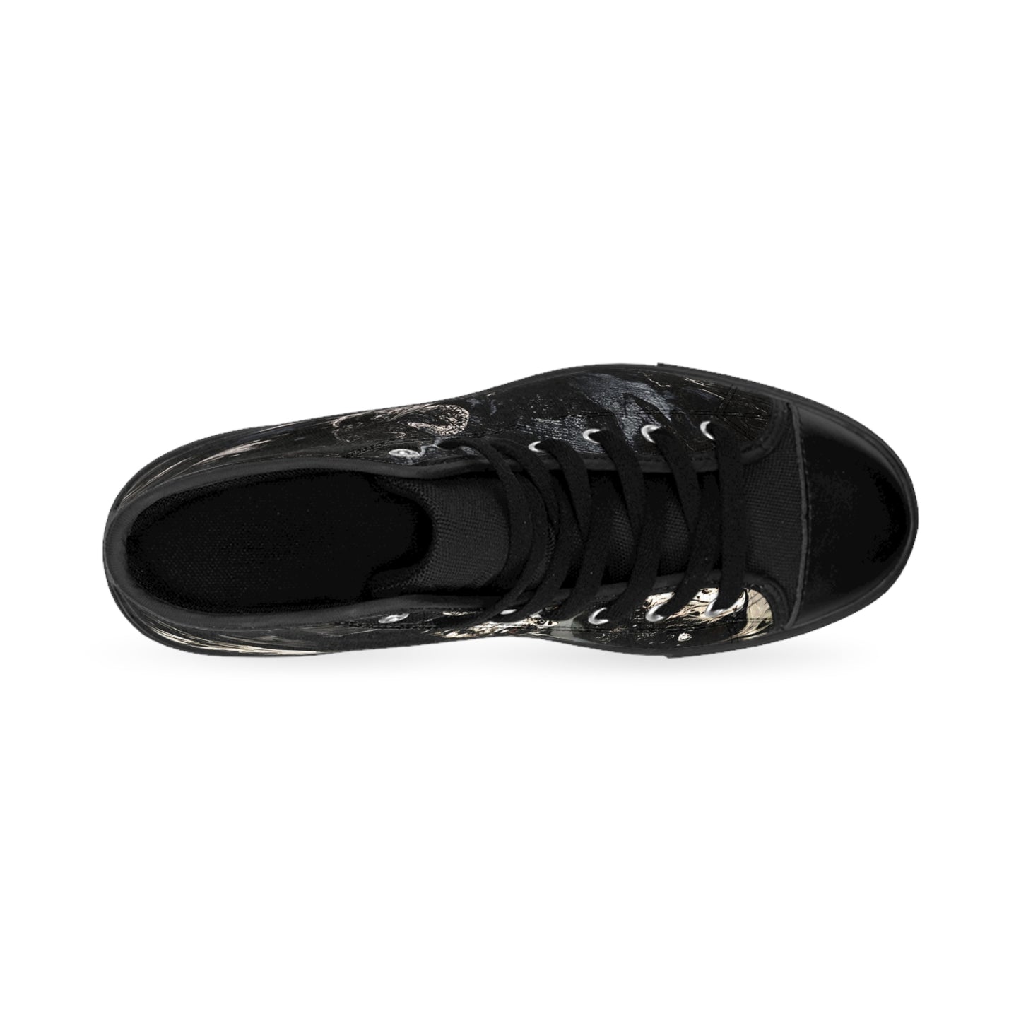 Men's Classic Sneakers Black White by Its A Art Vibe