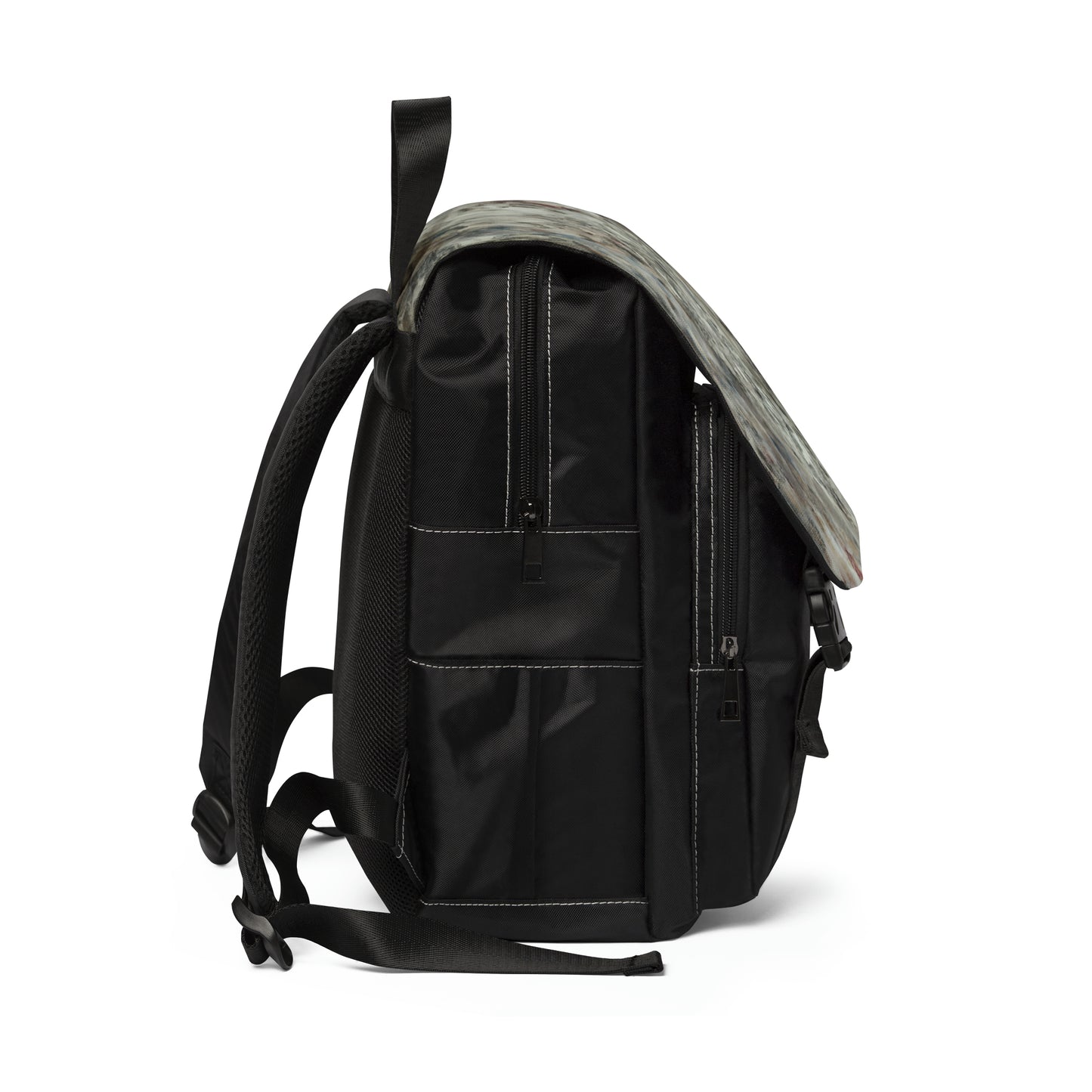 Unisex Casual Shoulder Backpack calm by the Gray