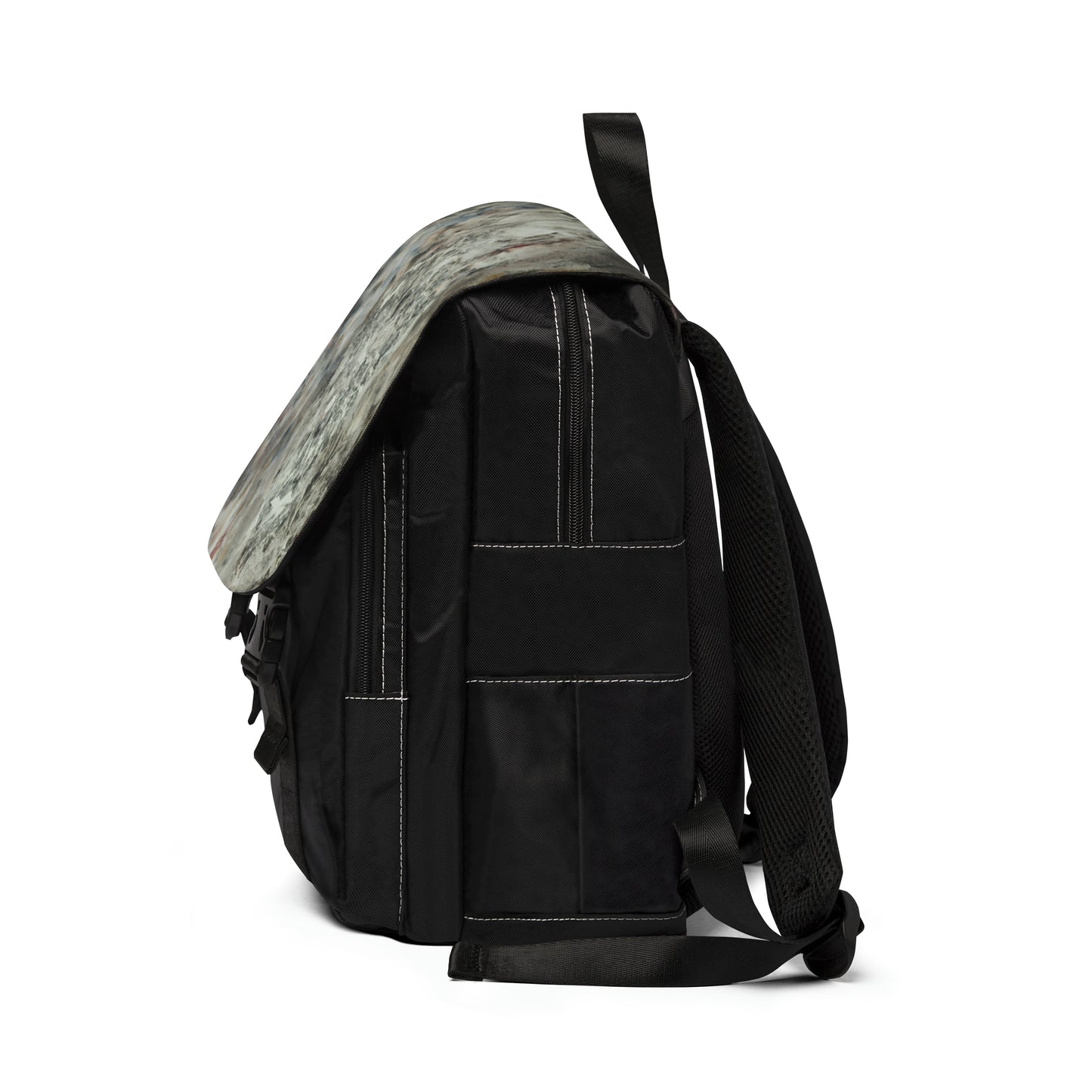 Unisex Casual Shoulder Backpack calm by the Gray