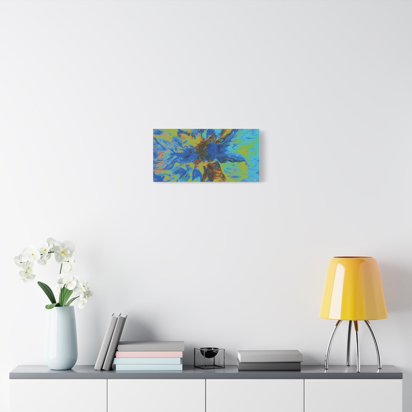 Vibrant Floral Abstract Canvas Wall Art