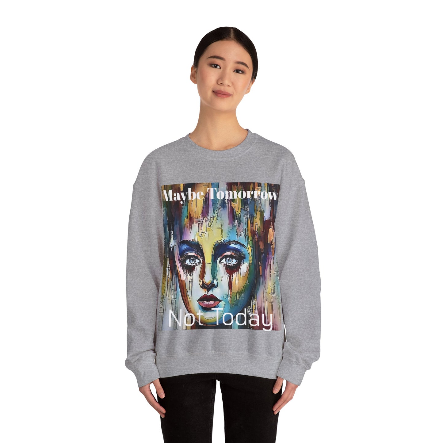 Not Today Unisex Heavy Blend™ Crewneck Sweatshirt