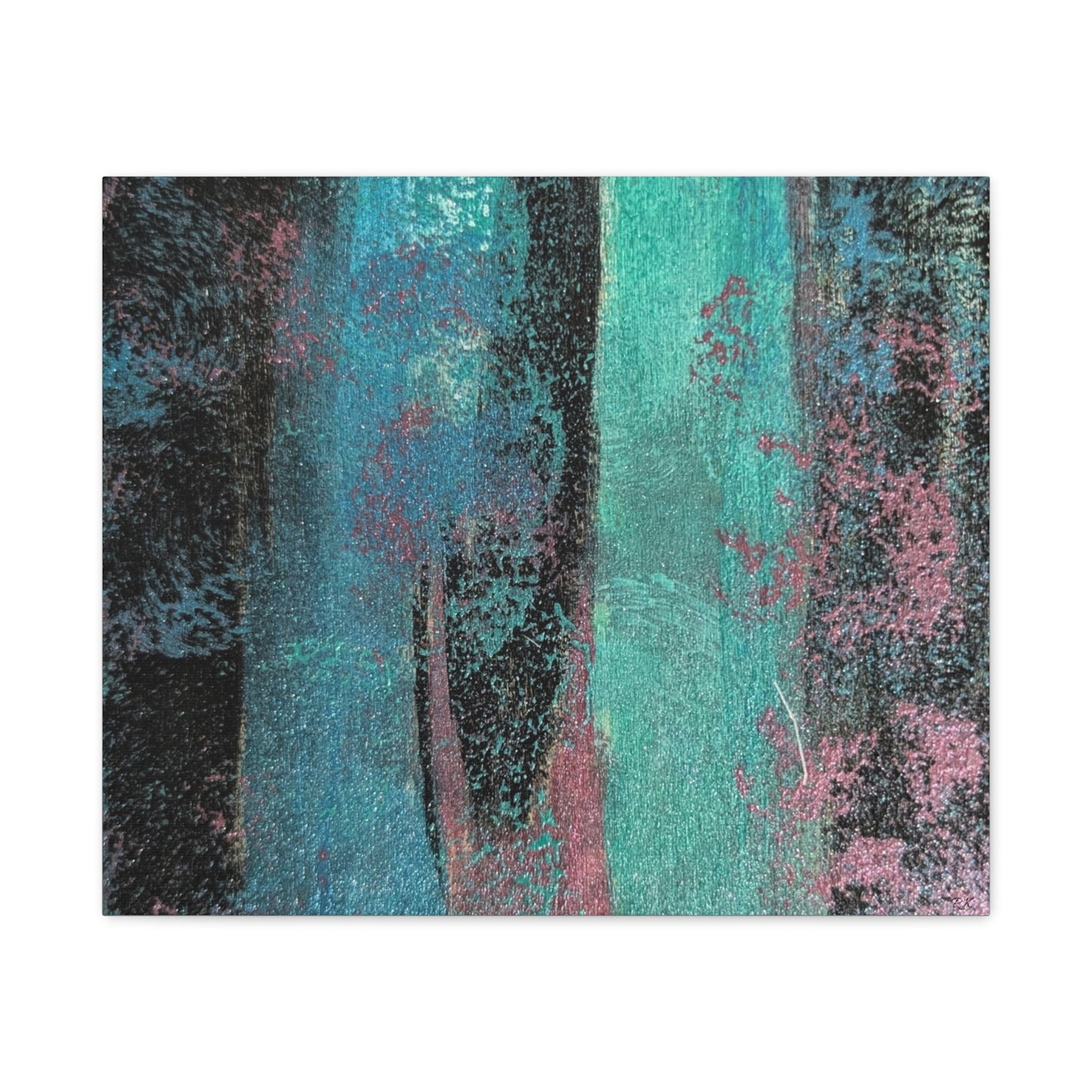 Canvas Gallery Wraps Rustic Blue Breeze by Its A Art Vibe 1 of 2