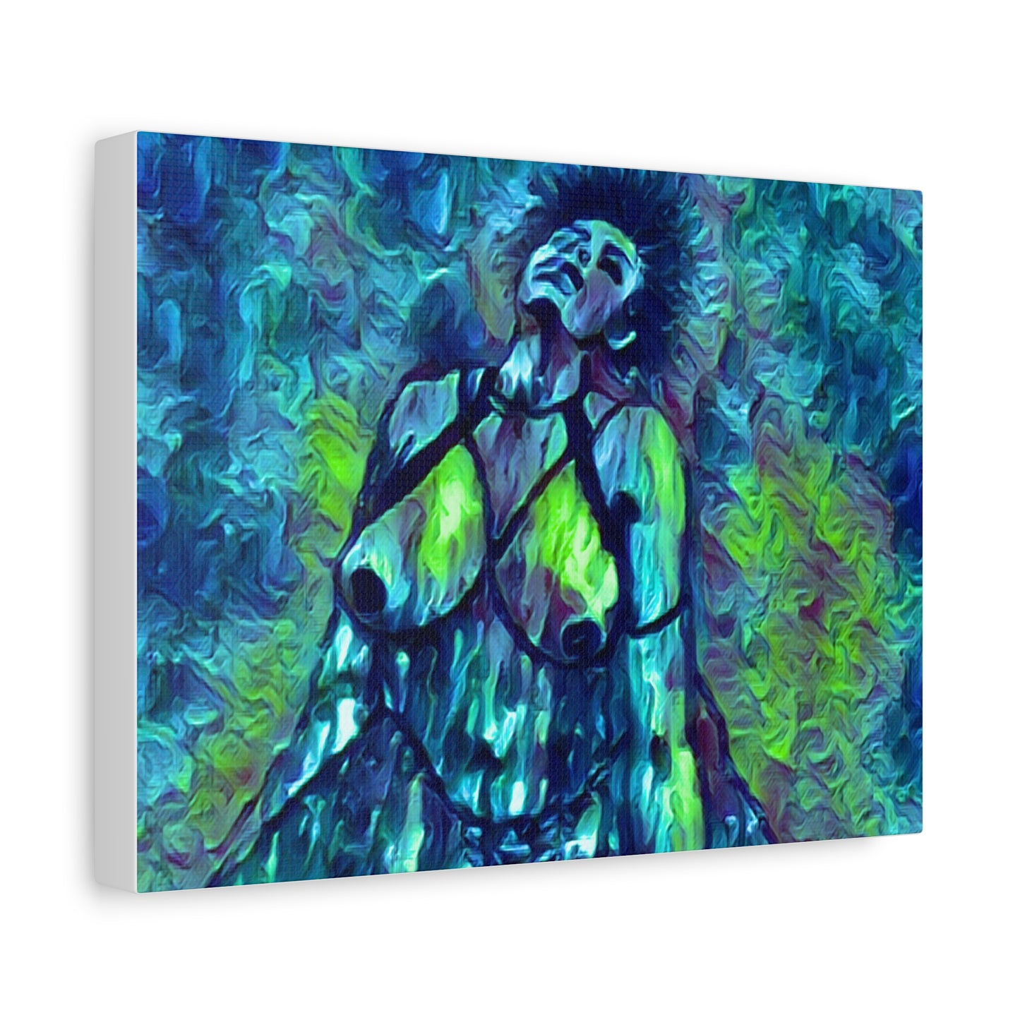 Canvas Print, Sensually Posed Abstract Artwork Stretched Canvas 1.25"