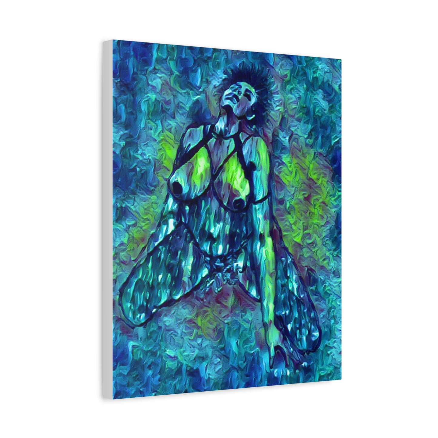 Canvas Print, Sensually Posed Abstract Artwork Stretched Canvas 1.25"