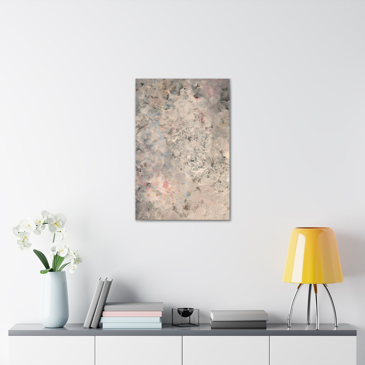 Canvas Gallery Wraps Abstract Gray Bae Light by Its A Art Vibe