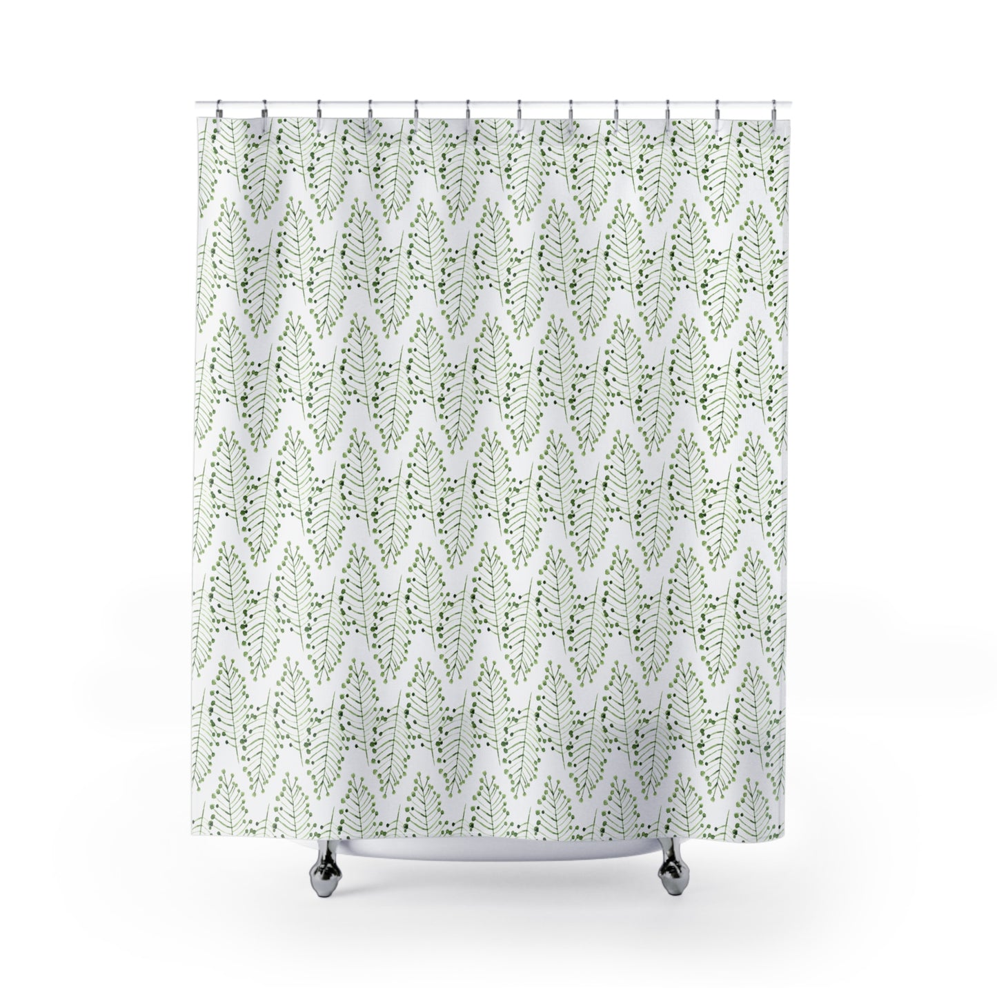 Shower Curtains by Its A Art Vibe Green