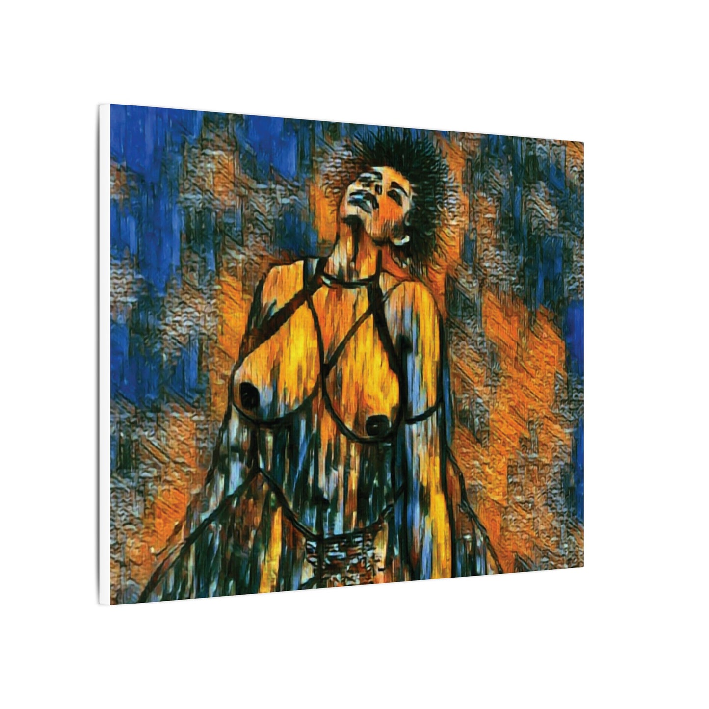 Matte Canvas, Stretched, 0.75" (Multi-Size) Sensual woman 002