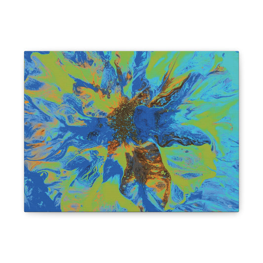 Vibrant Floral Abstract Canvas Wall Art