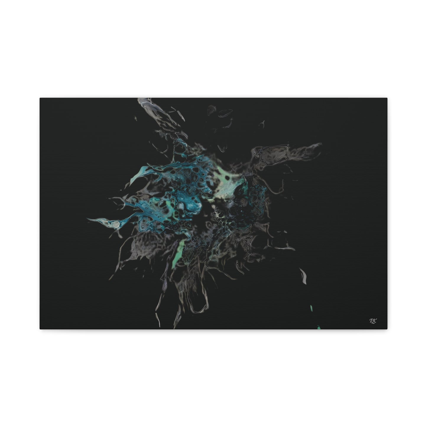 Abstract Canvas Wall Art - Modern Stretched Art Print for Home Decor