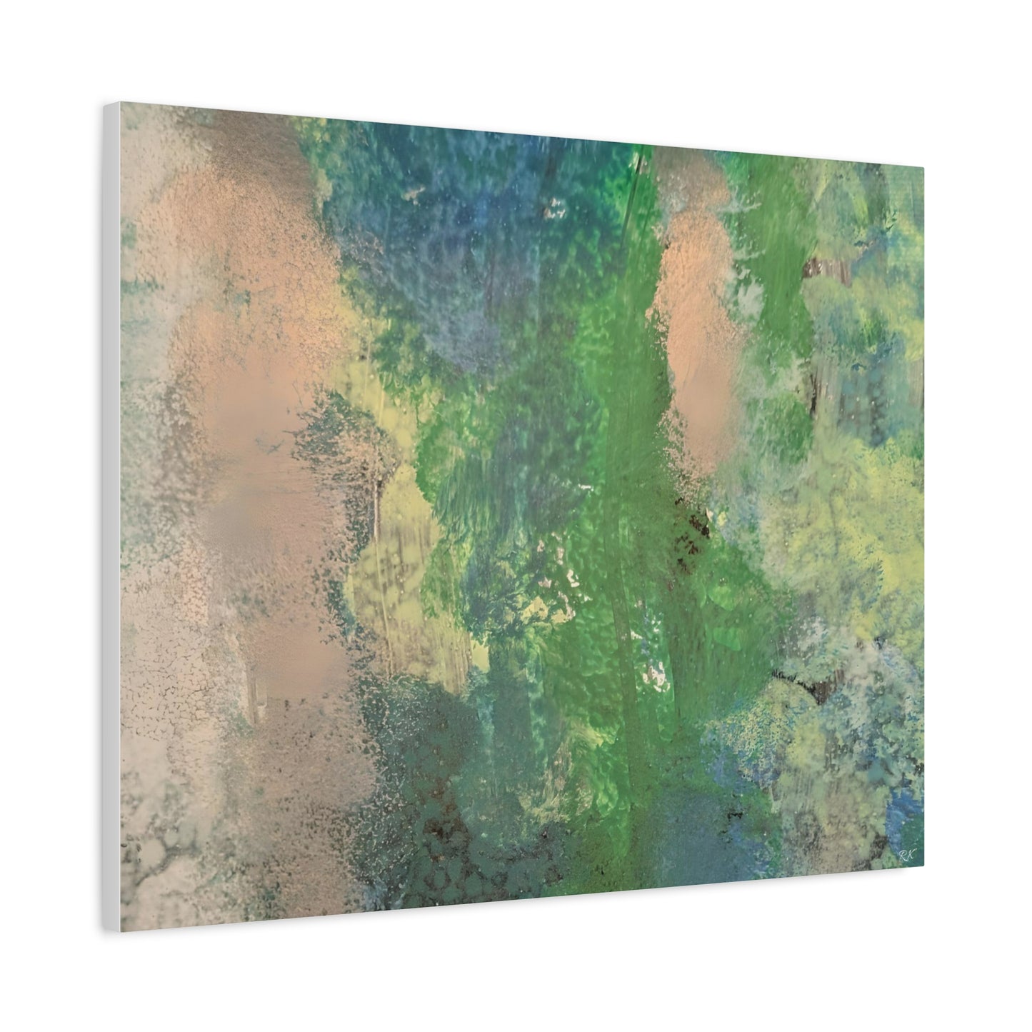 Canvas Gallery Wraps Wall Art Rustic Green by Its A Art Vibe