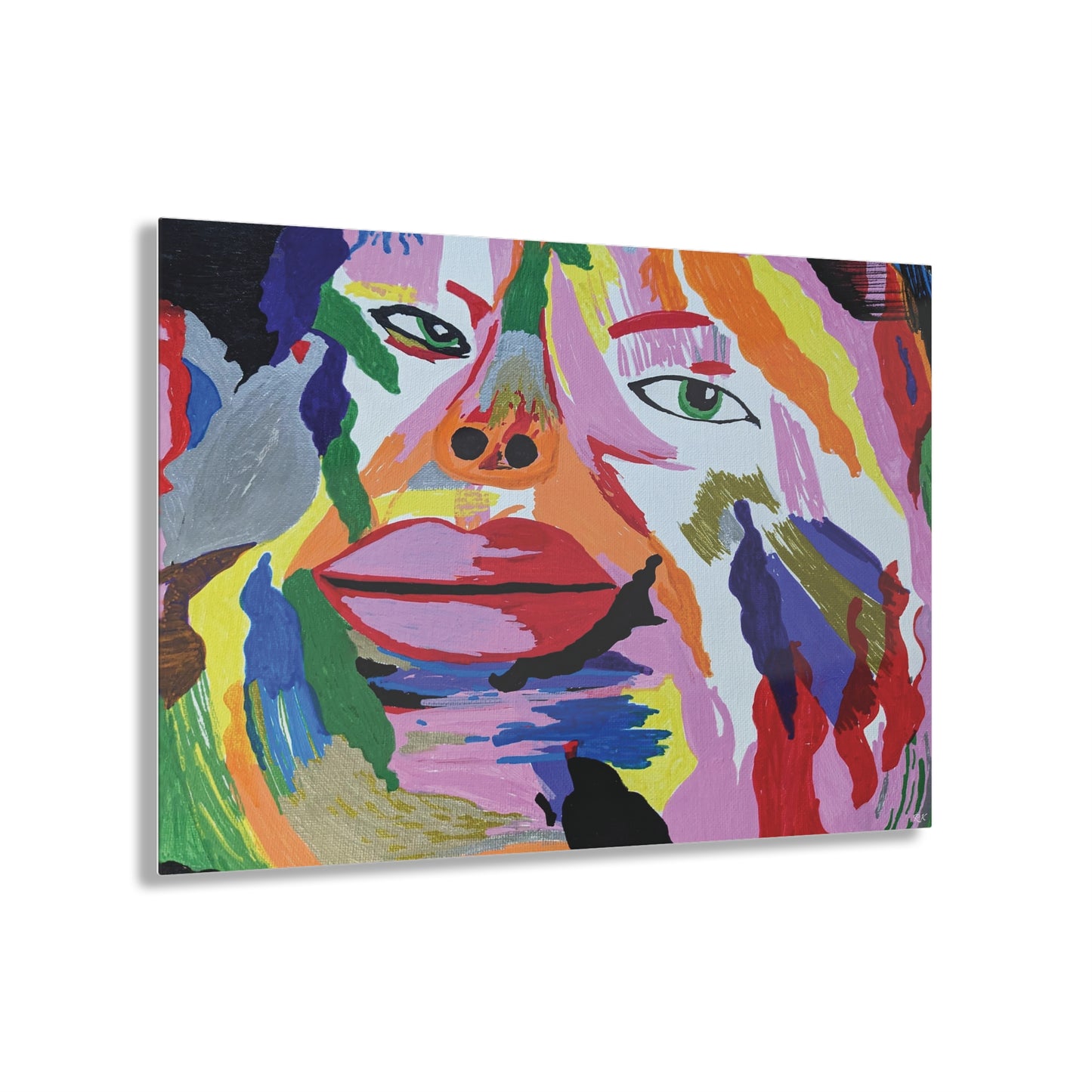 Acrylic Prints Abstract Portrait by Its A Art Vibe