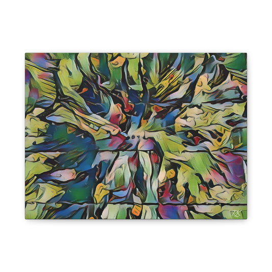 Vibrant Abstract Art Canvas Print - Stretched Wall Decor