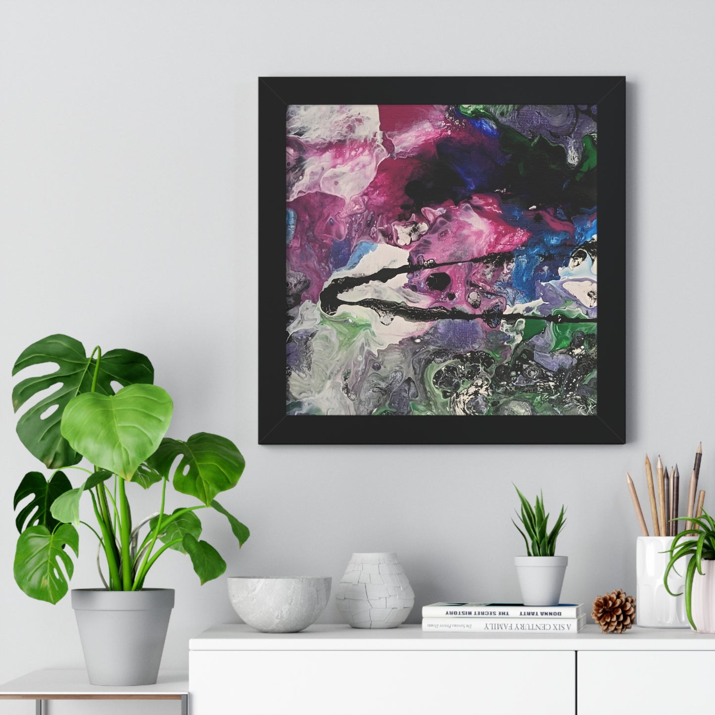 Framed Vertical Poster The Deepest Thought by Its A Art Vibe