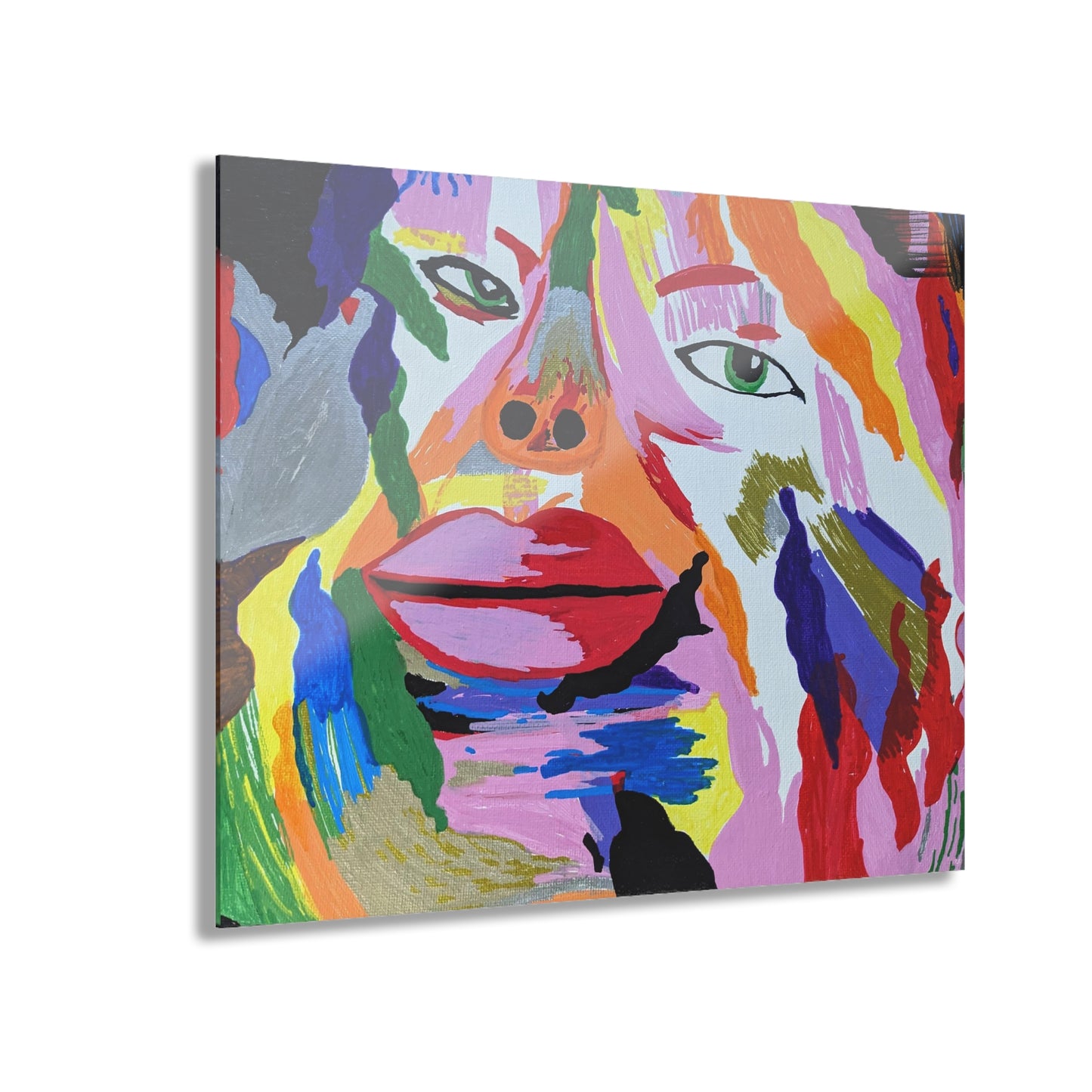 Acrylic Prints Abstract Portrait by Its A Art Vibe