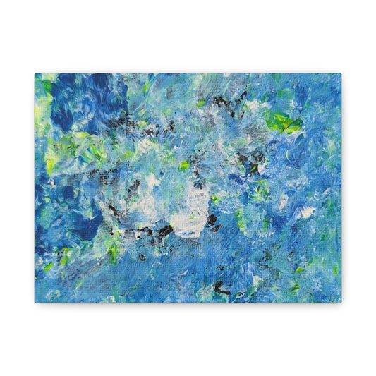 Canvas Gallery Wraps Field of Blue by Its A Art Vibe