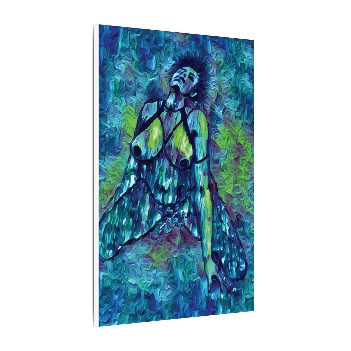 Matte Canvas, Stretched, 0.75" (Multi-Size) Sensual Woman 001