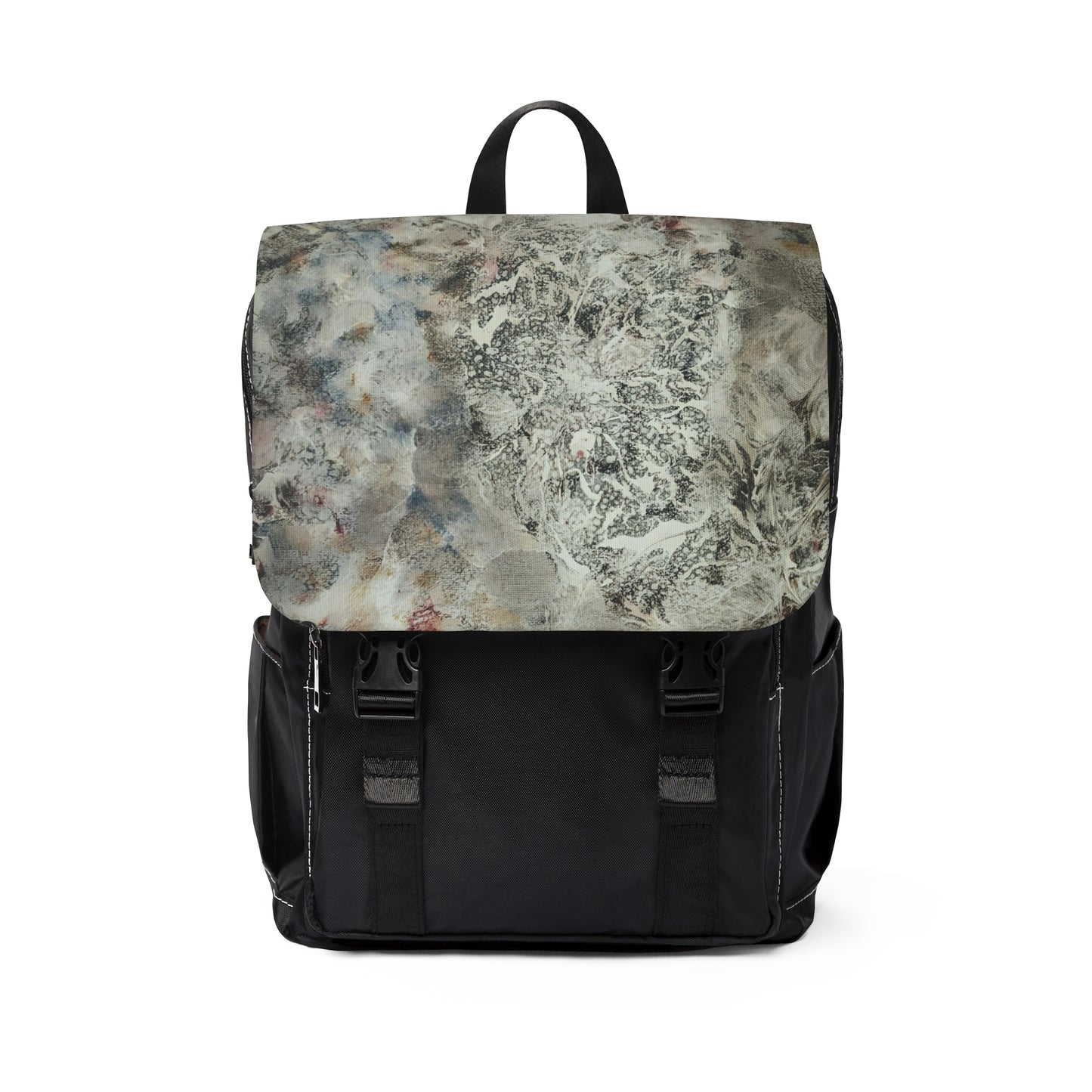 Unisex Casual Shoulder Backpack calm by the Gray