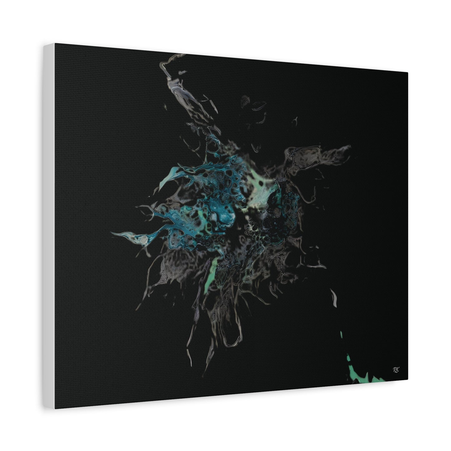 Abstract Canvas Wall Art - Modern Stretched Art Print for Home Decor