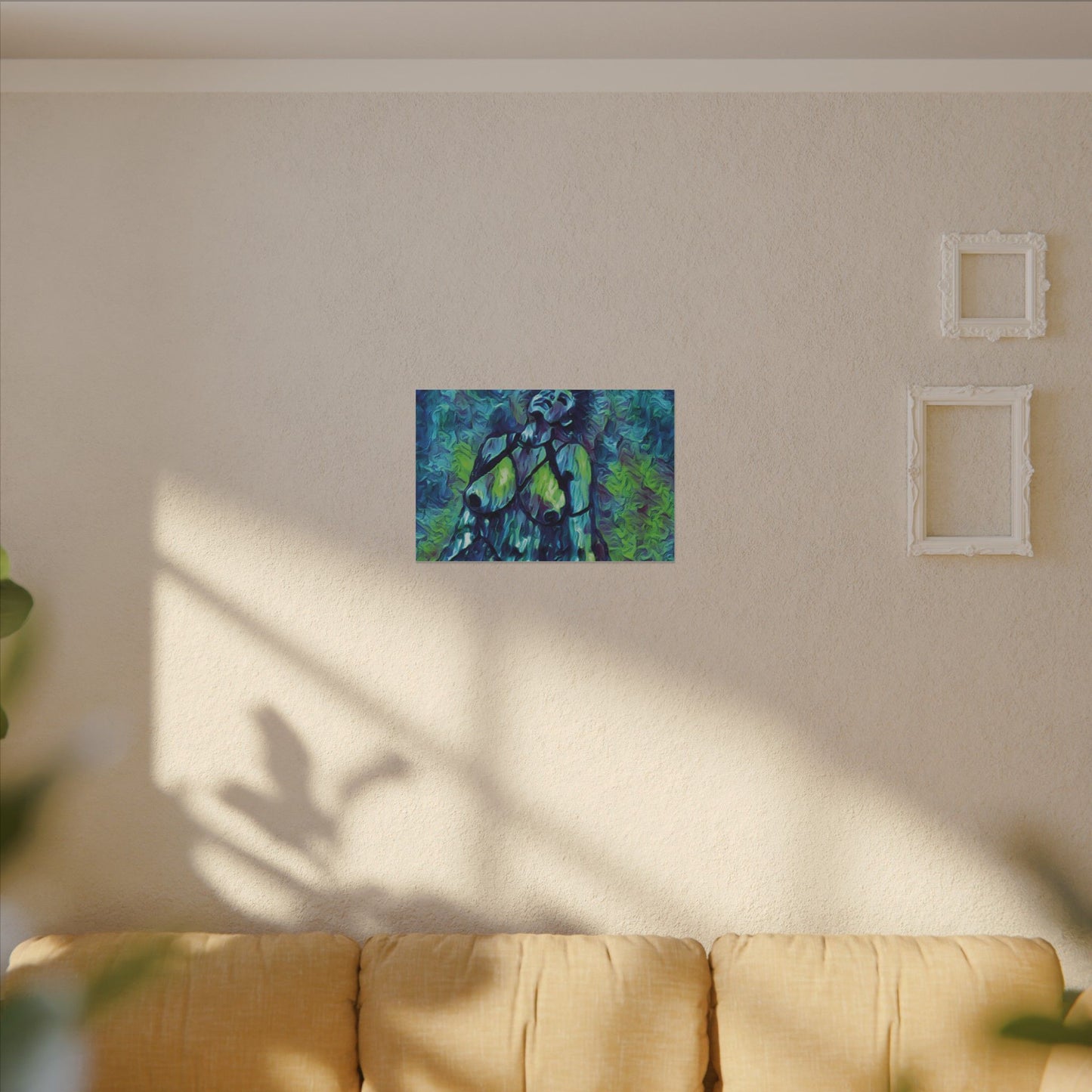 Matte Canvas, Stretched, 0.75" (Multi-Size) Sensual Woman 001