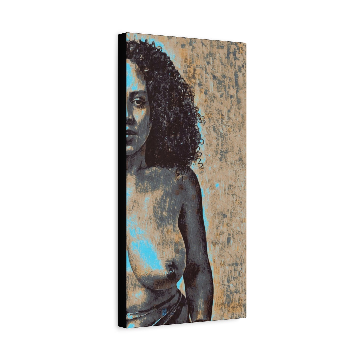 Canvas Print - 'Torn' Sensual Nude Portrait by Its A Art Vibe 1.25'