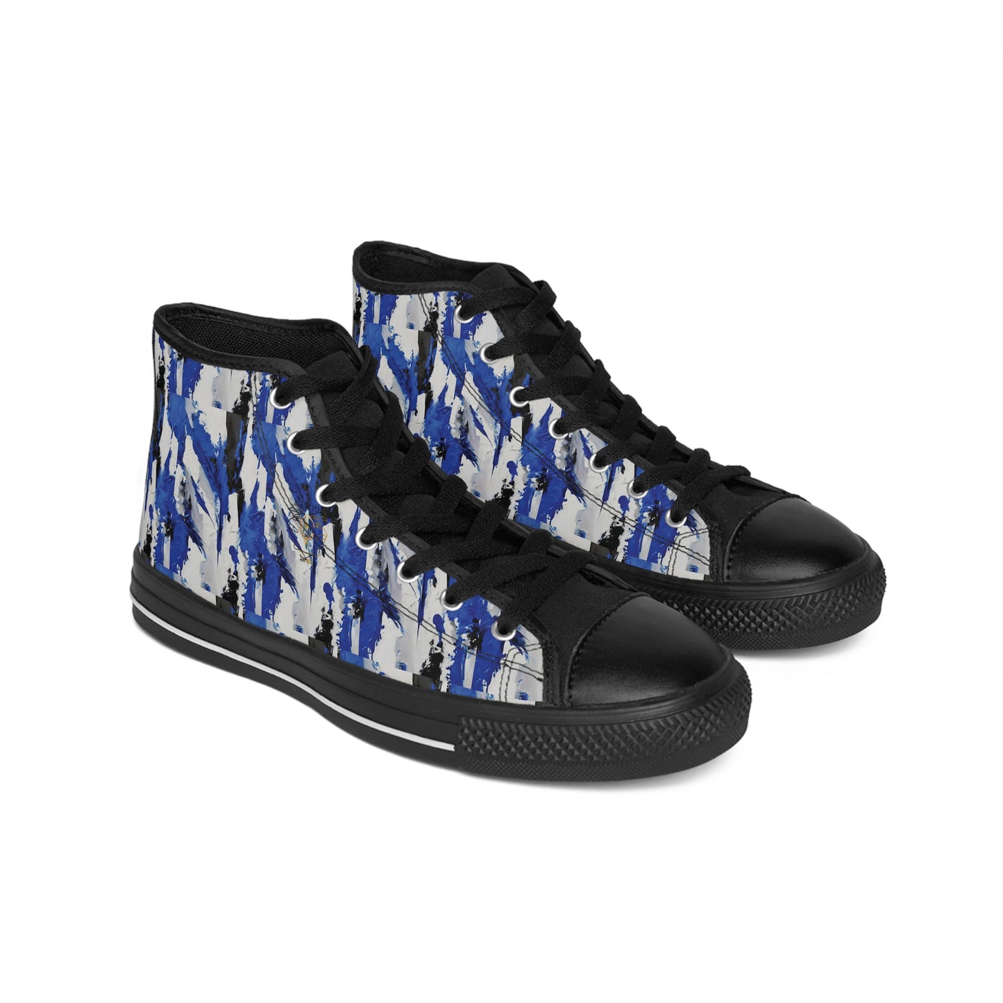 Men's Classic Sneakers Blue by Its A Art Vibe