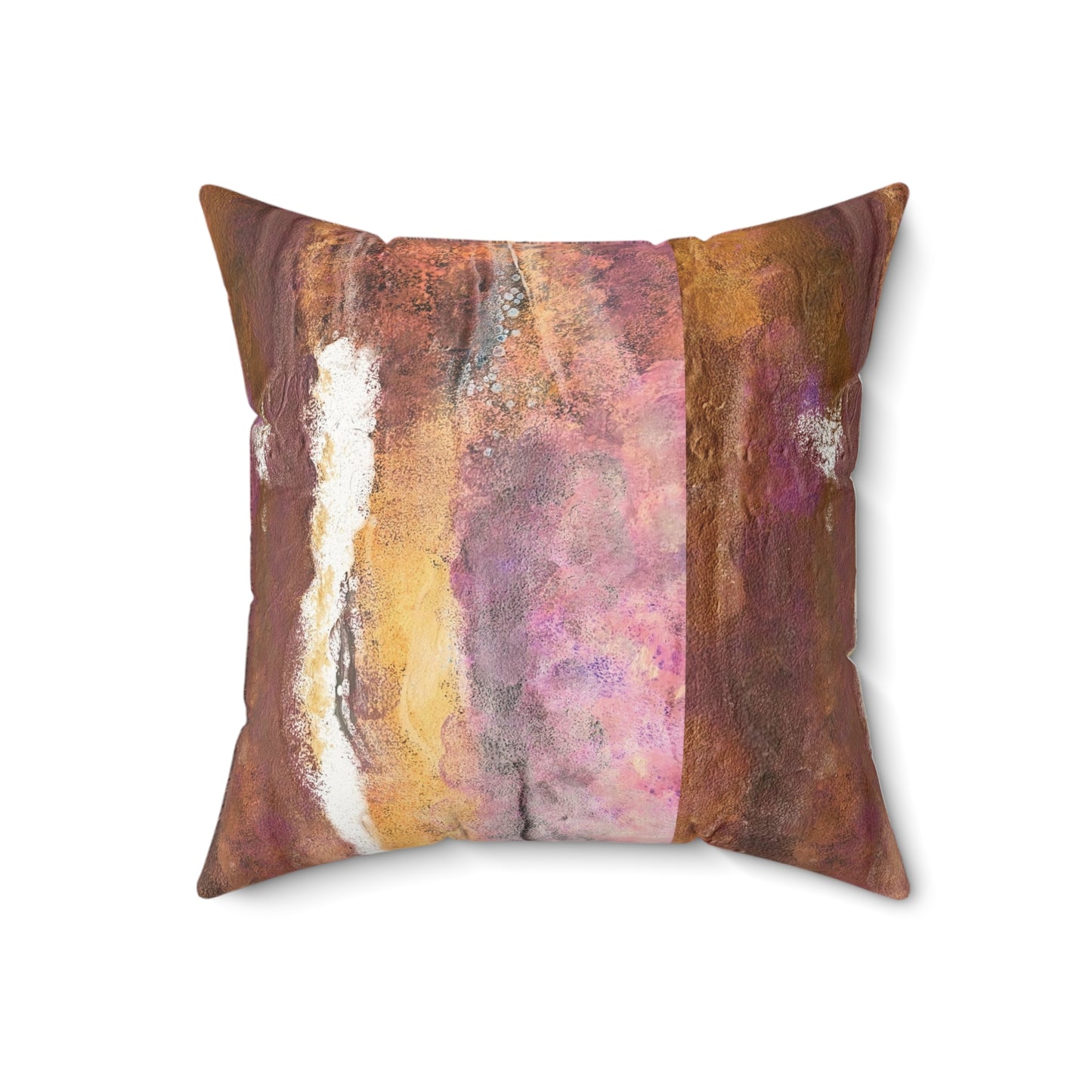 Faux Suede Pillow Designed by Its A Art Vibe #5