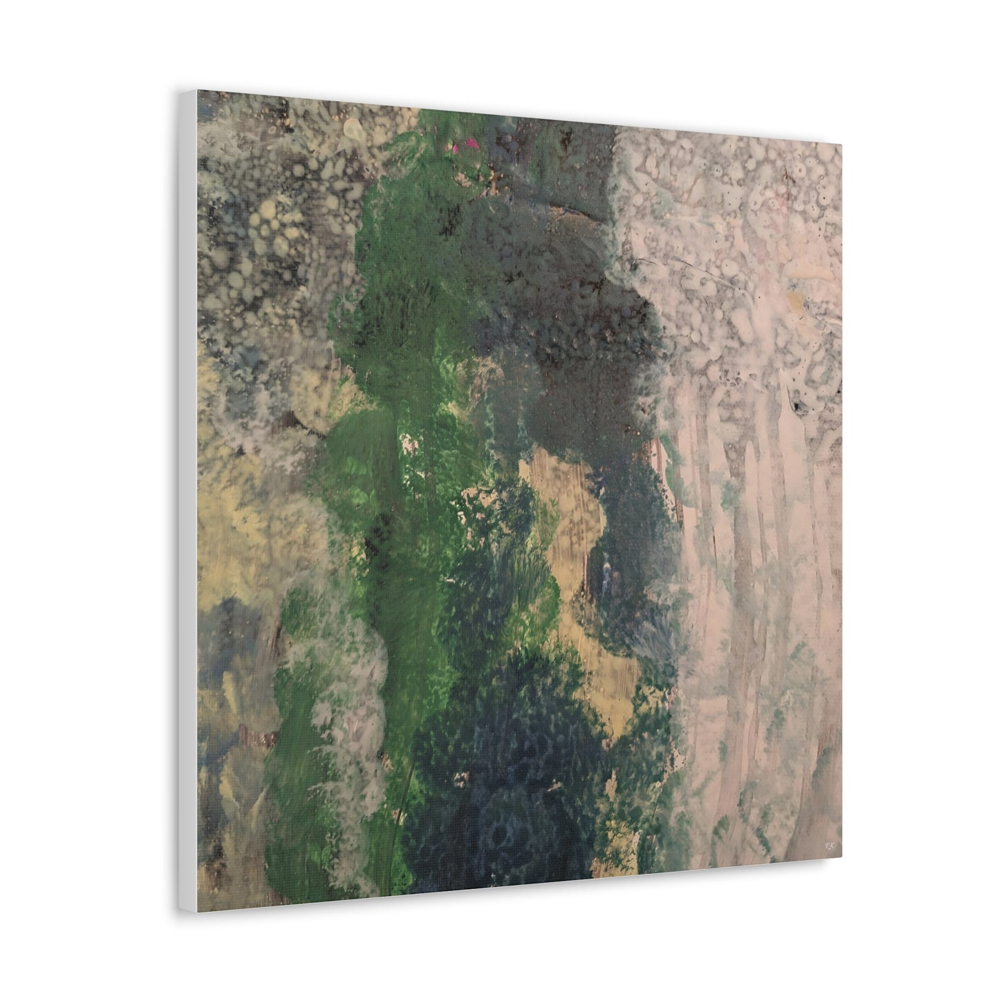 Canvas Gallery Wraps Wall Art Rustic Green by Its A Art Vibe