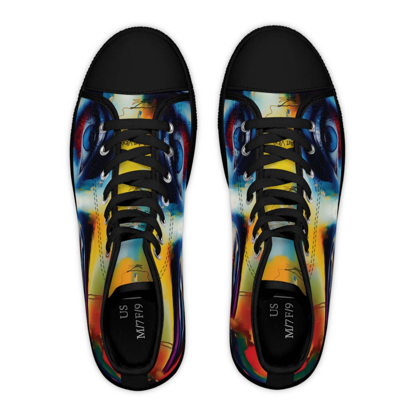 Women's High Top Sneakers Eyes See You by Its A Art Vibe