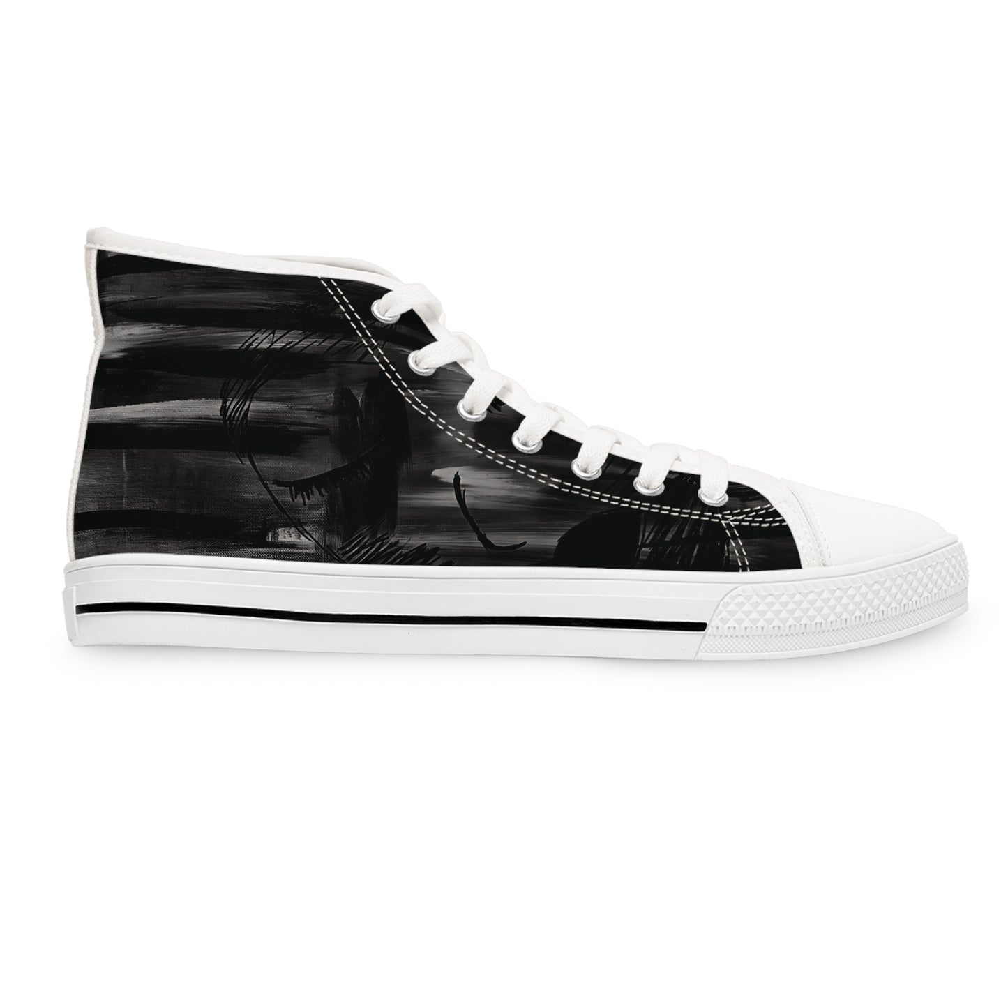 Women's High-Top Sneakers Blackish by Its A Art Vibe