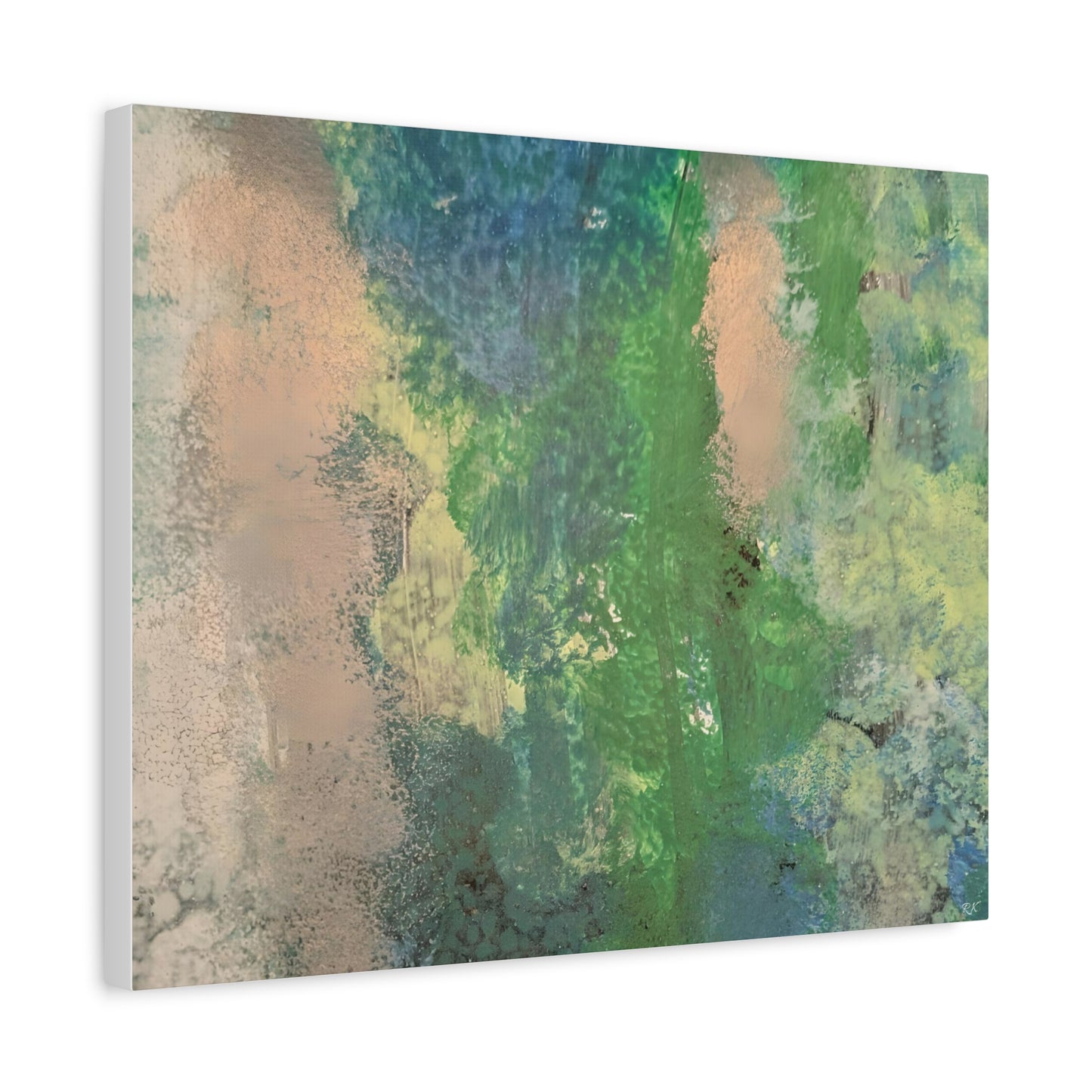 Canvas Gallery Wraps Wall Art Rustic Green by Its A Art Vibe
