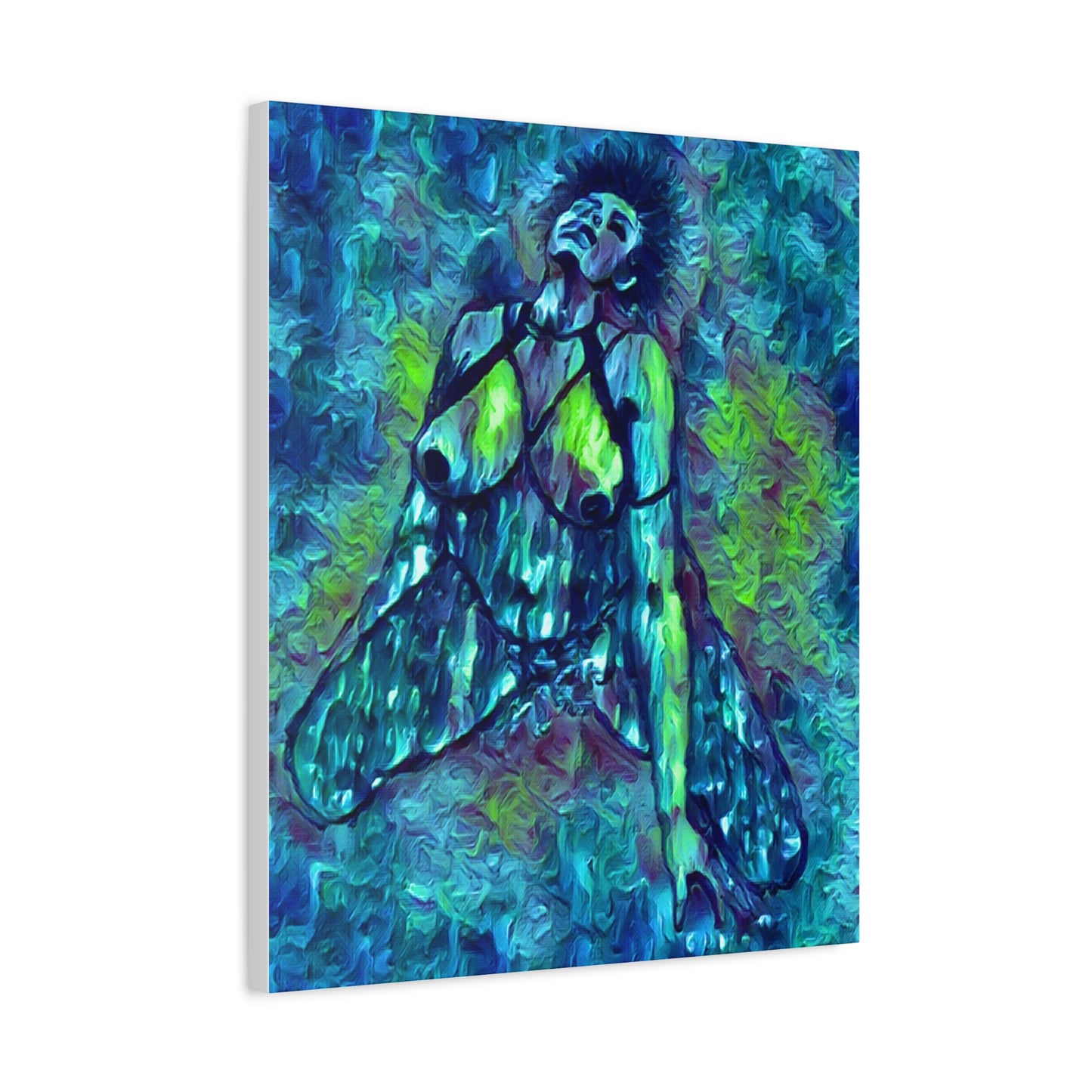 Canvas Print, Sensually Posed Abstract Artwork Stretched Canvas 1.25"