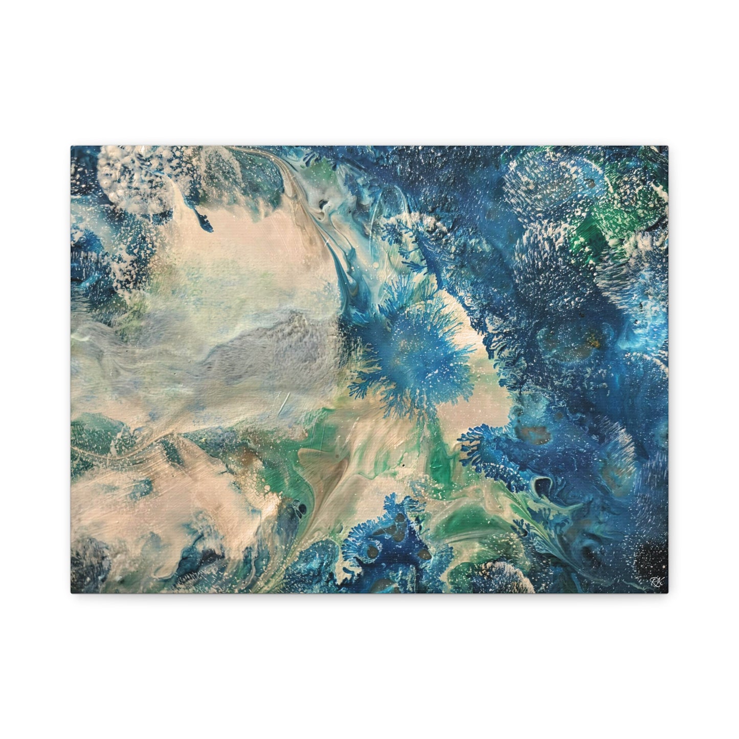Canvas Print - Show Me Ocean Blue by Its A Art Vibe