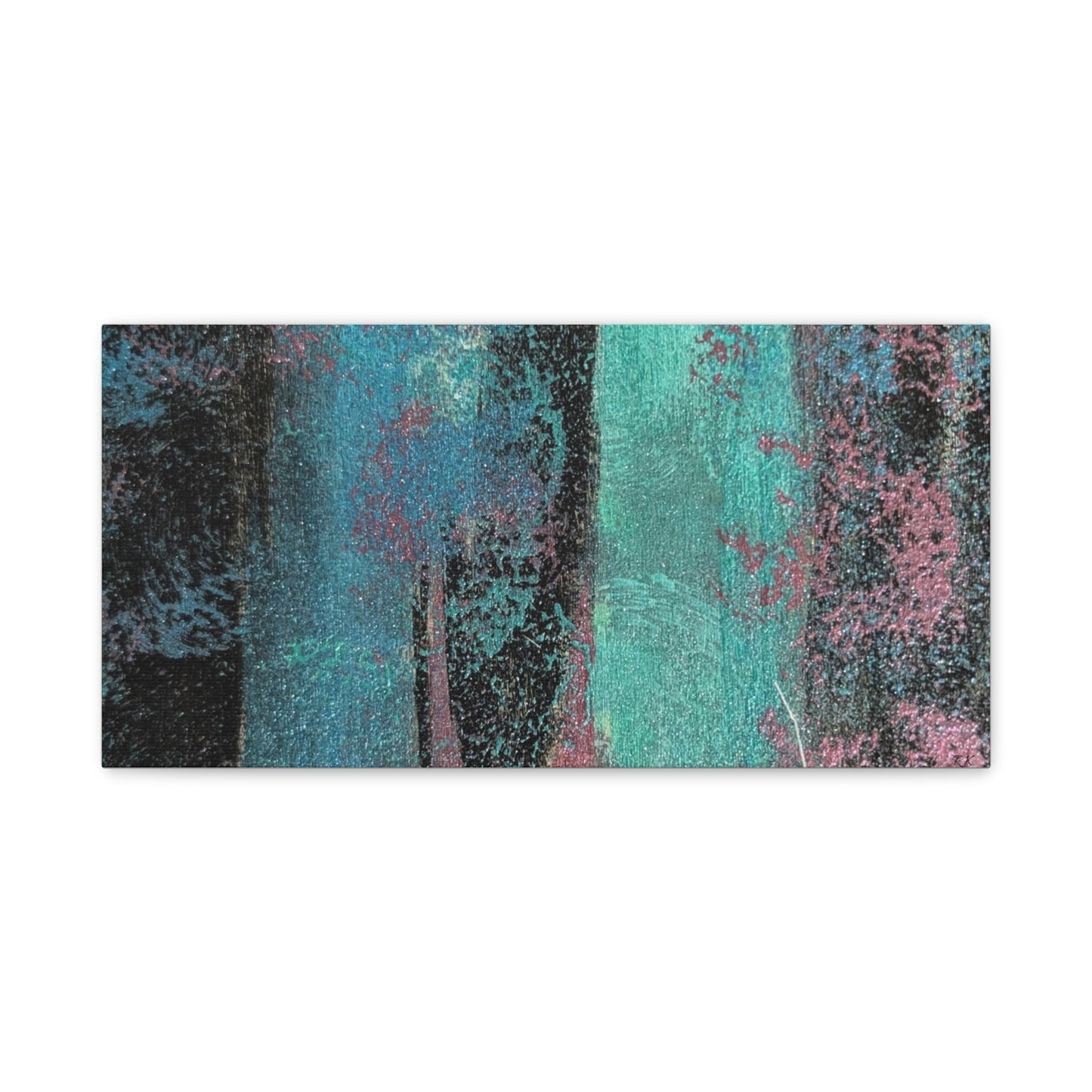 Canvas Gallery Wraps Rustic Blue Breeze by Its A Art Vibe 1 of 2