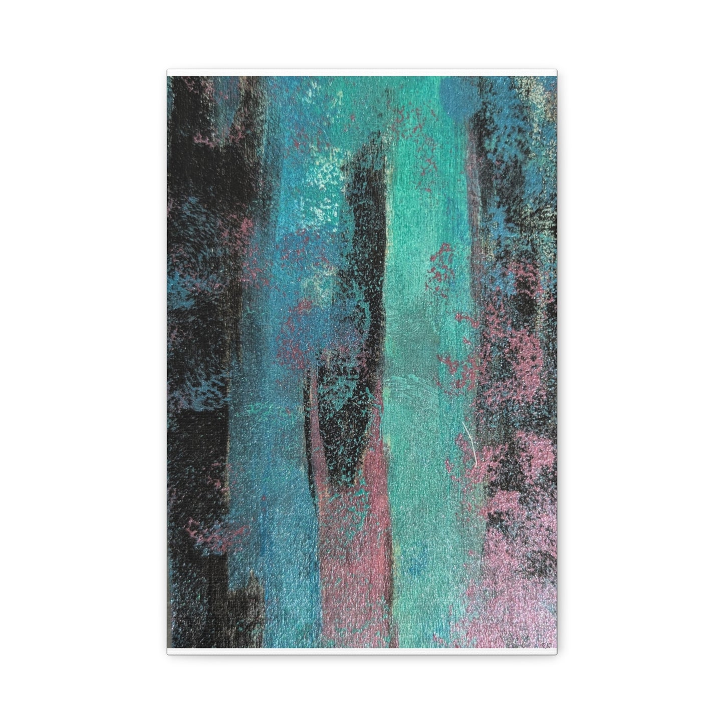 Canvas Gallery Wraps Rustic Blue Breeze by Its A Art Vibe 1 of 2