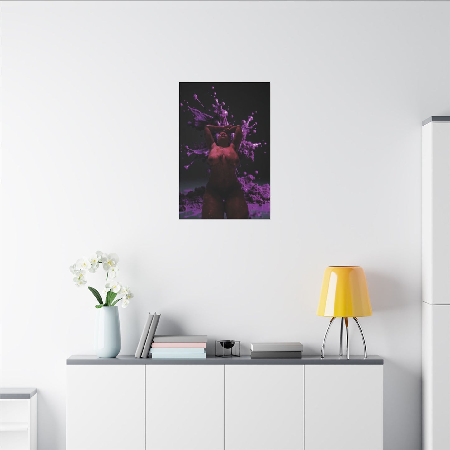 Canvas Wall Art - For She is Up Even When She is Down
