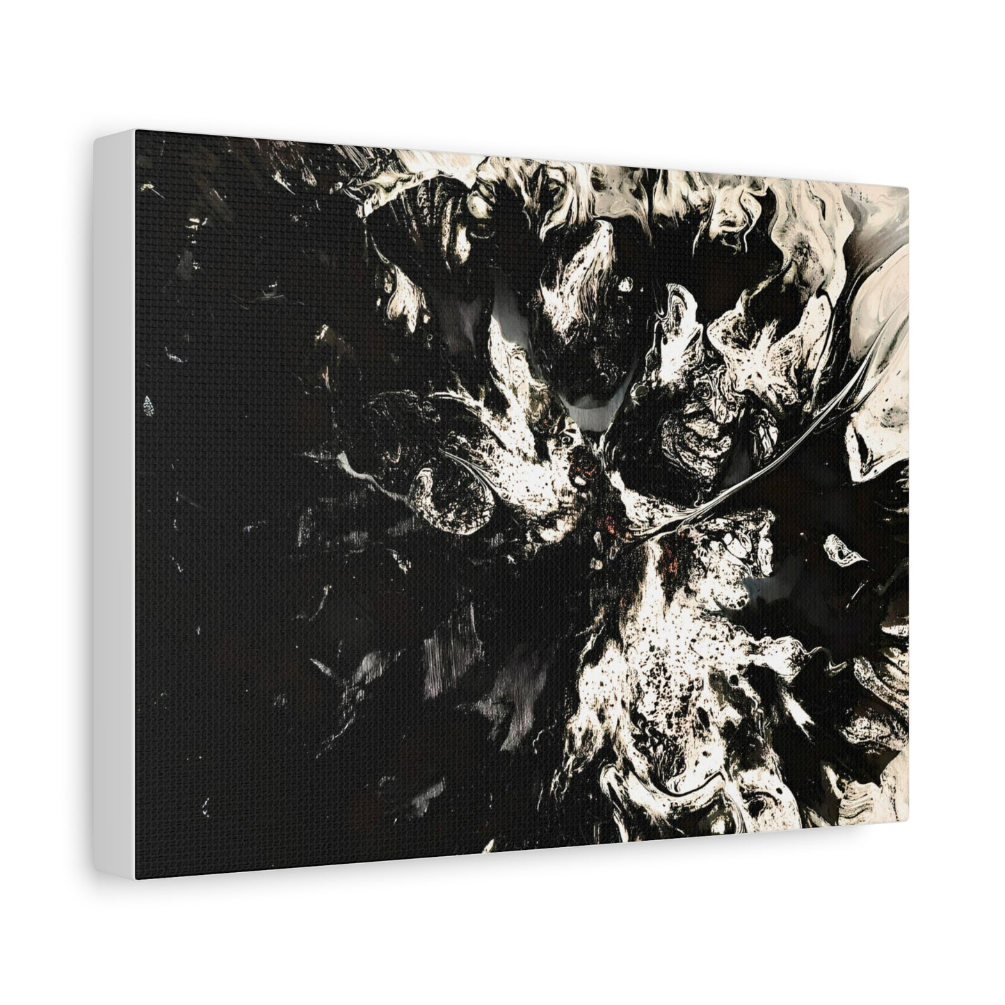 Abstract Black & White Canvas Art - Modern Home Decor