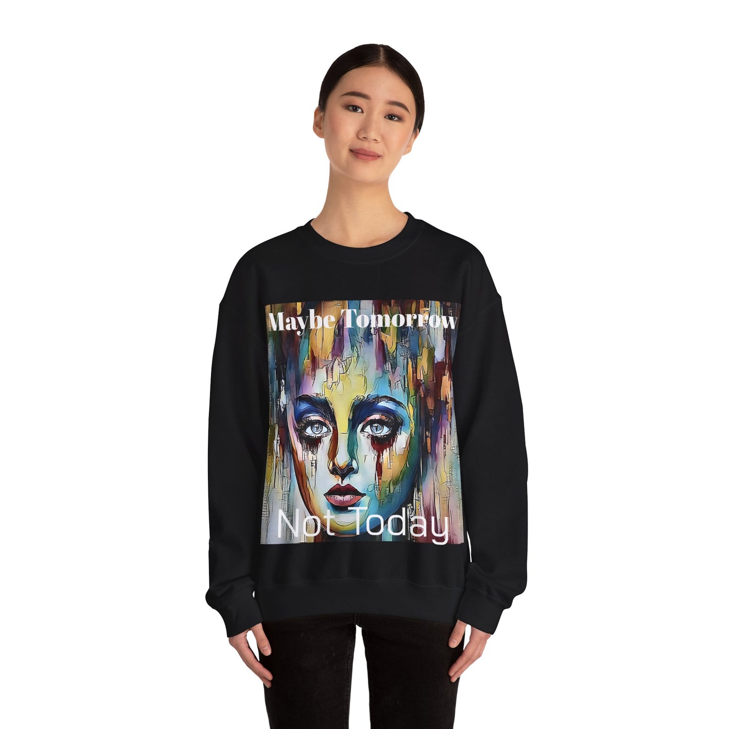 Not Today Unisex Heavy Blend™ Crewneck Sweatshirt