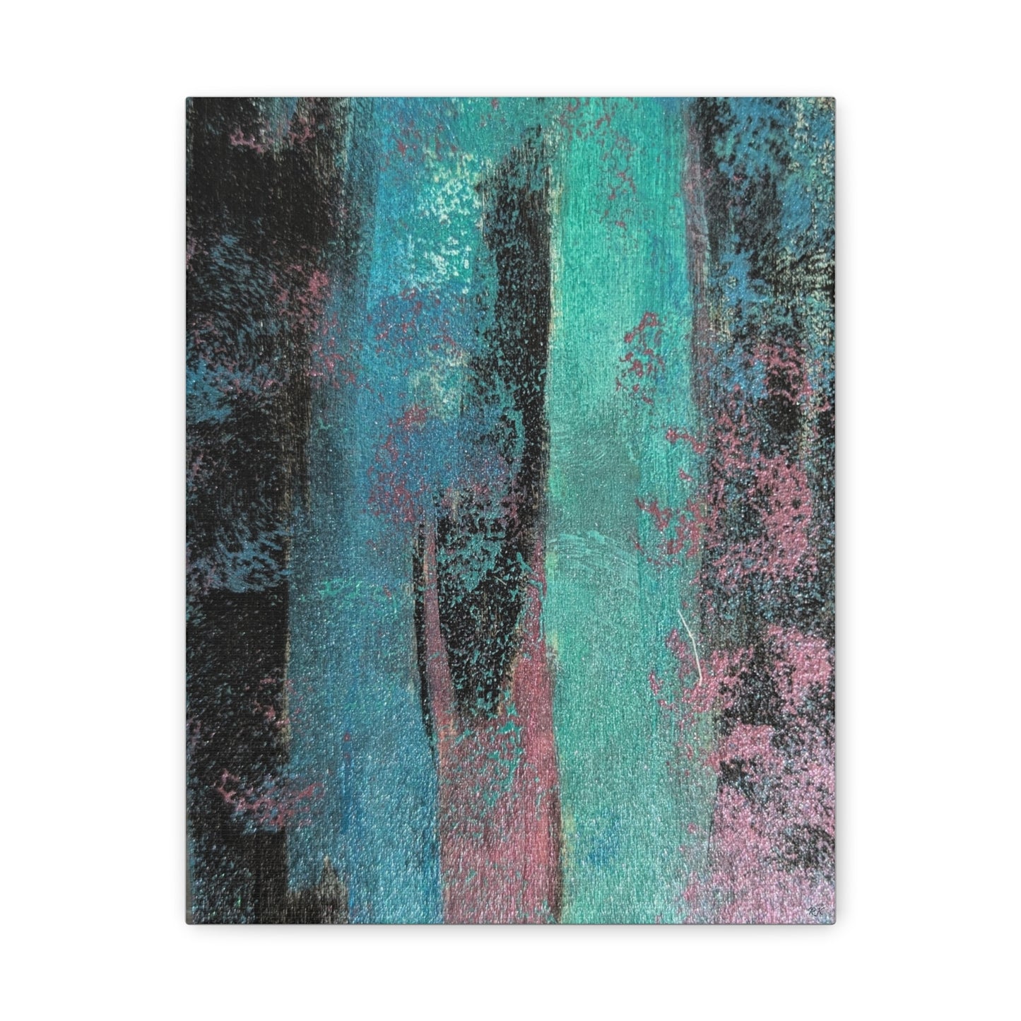 Canvas Gallery Wraps Rustic Blue Breeze by Its A Art Vibe 1 of 2