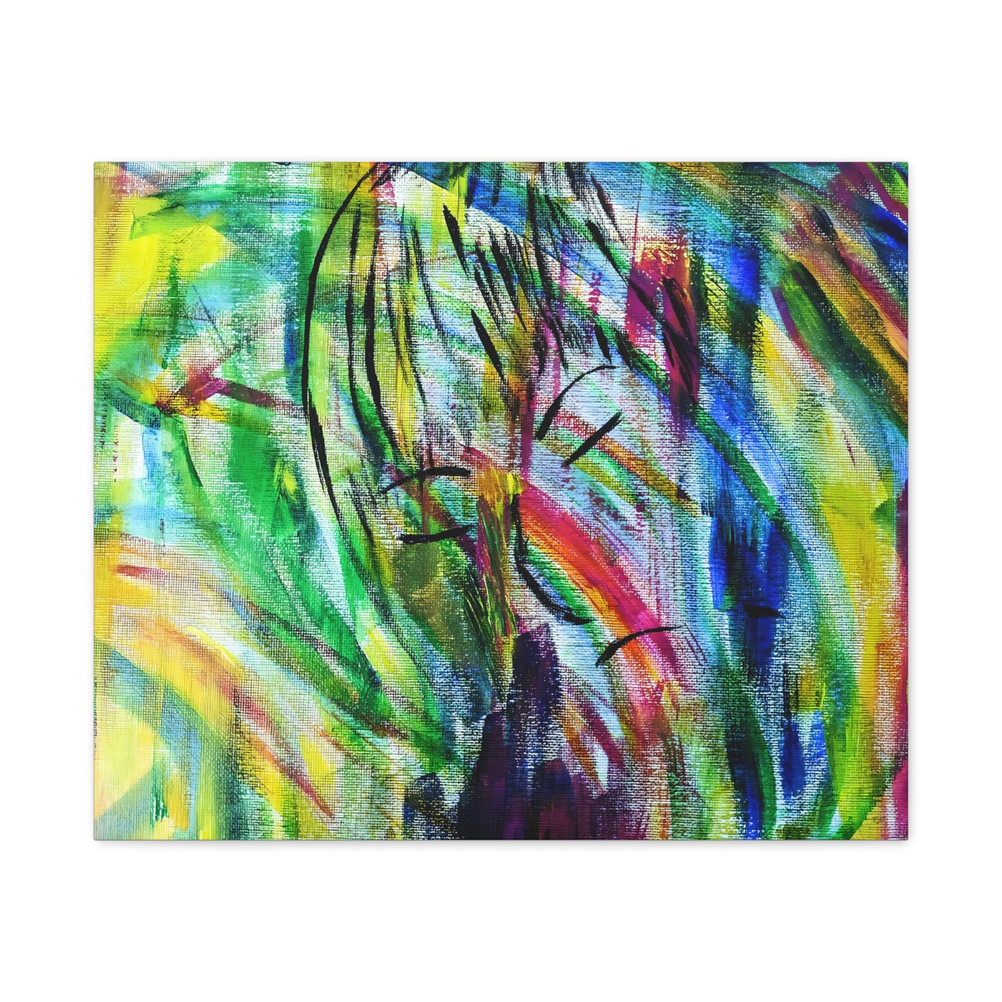 Canvas Gallery Wraps Original Painting printed to canvas by Its A Art Vibe 1.25' Stretched