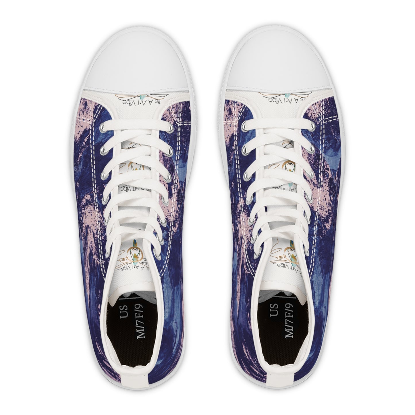 Women's High-Top Sneakers Got Blues Sneakers by Its A Art Vibe