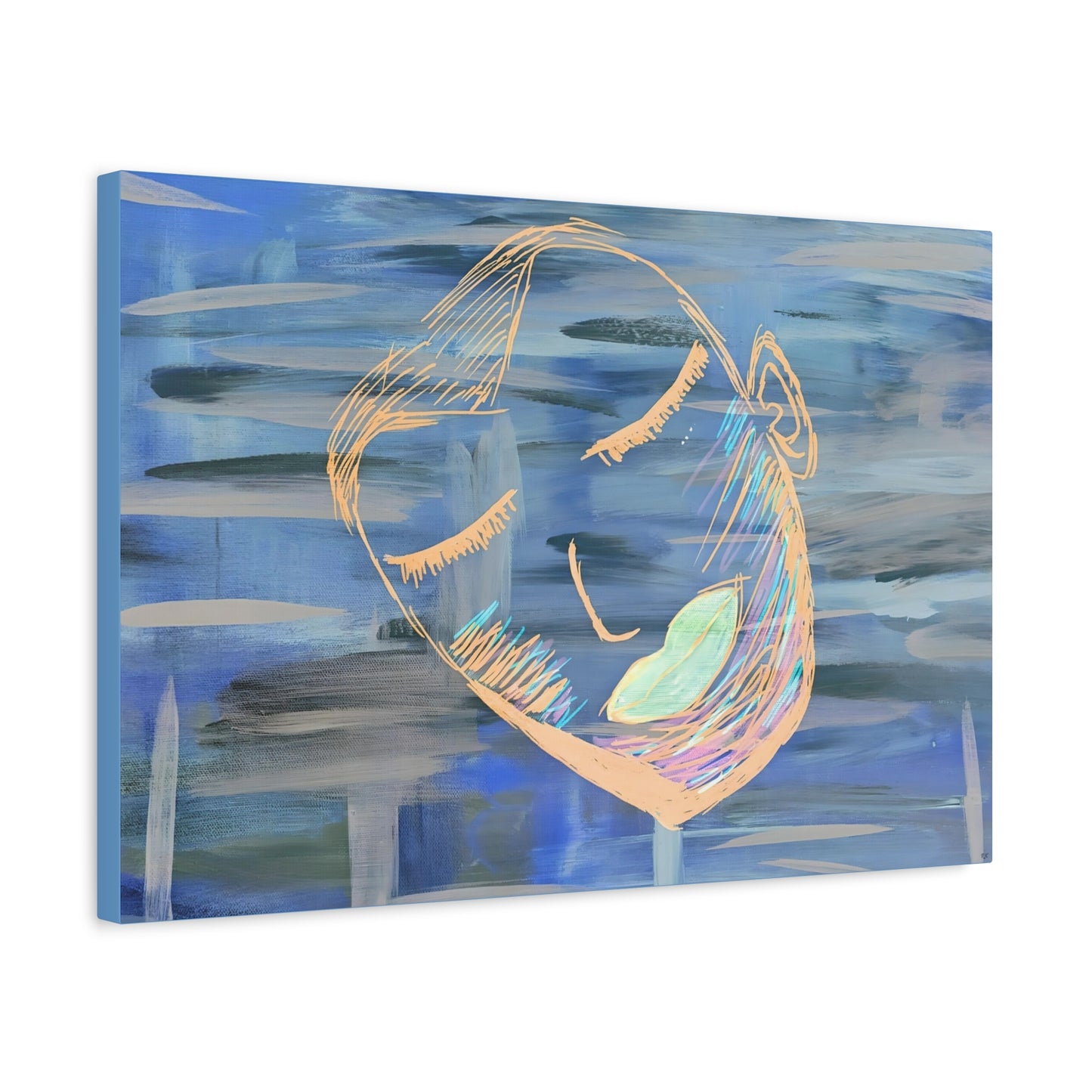 Canvas Gallery Wraps Look Down by Its A Art Vibe Matte Canvas, Stretched, 1.25"