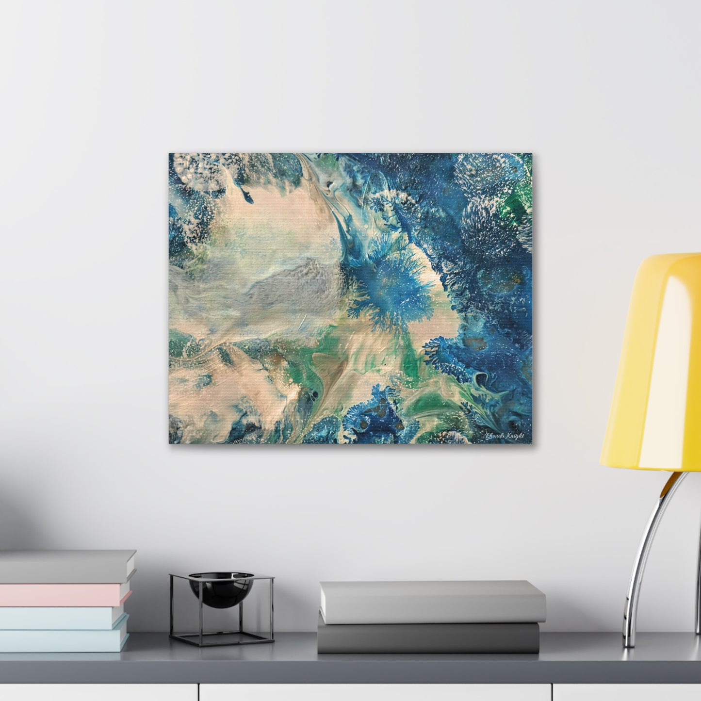 Canvas Gallery Wraps Wall Art Show Me Ocean Blue by Its A Art Vibe