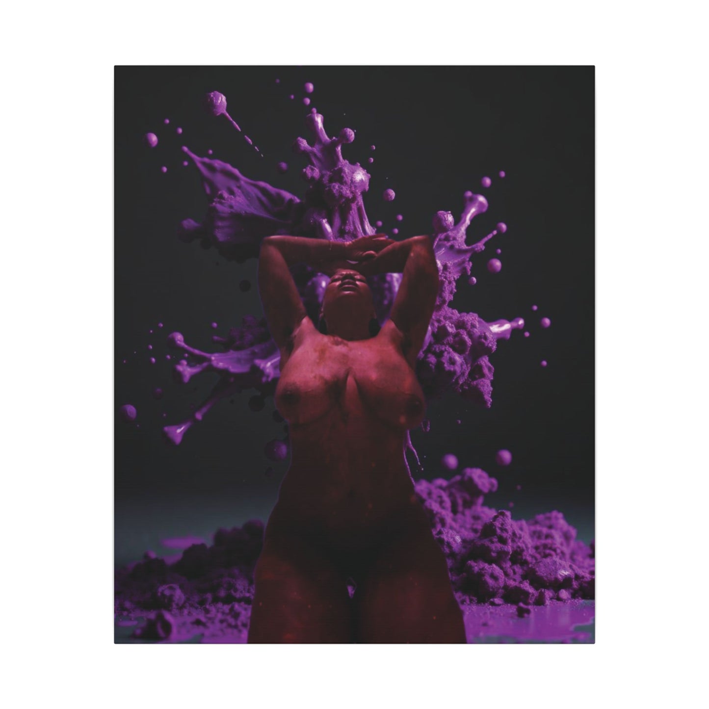 Canvas Wall Art - For She is Up Even When She is Down